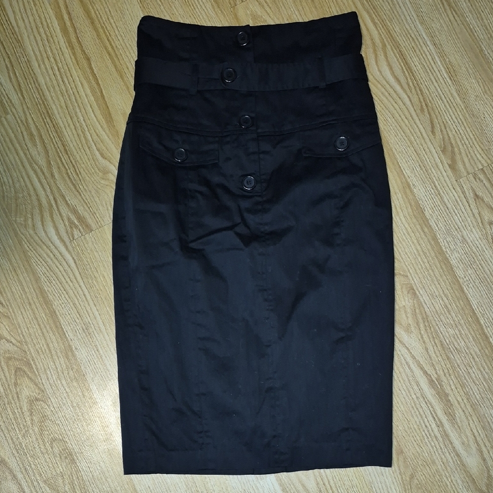 💥5/35 BEDO Chic Black Pencil Skirt for Women size 4